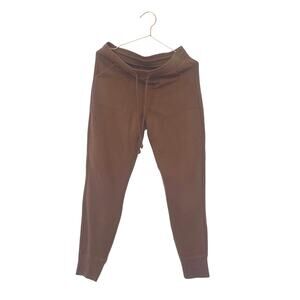 Hollister ultra high rise brown jogger size large